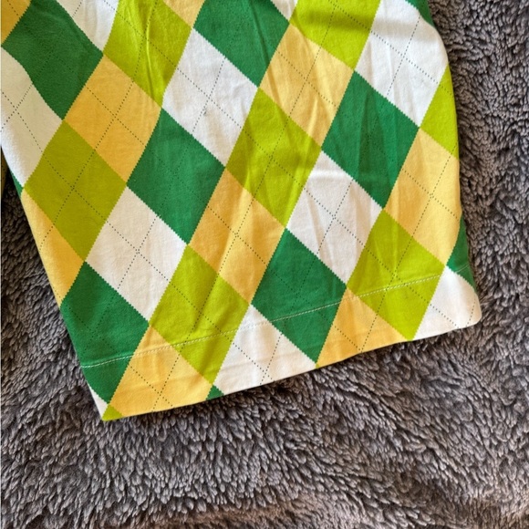 LOUDMOUTH Men’s Argyle Golf Shorts - Picture 11 of 16